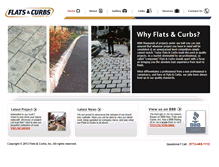 Tablet Screenshot of flatsandcurbs.com